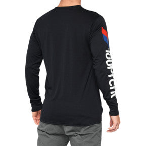 100% Aster Tech T-Shirt - Long-Sleeve - Black | Trailhead