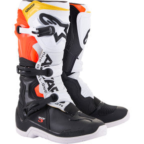 ALPINESTARS(MX) Tech 3 Boots - Black/White/Red/Yellow