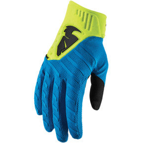 THOR Rebound Gloves - Blue/Acid