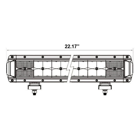 LED Bar 22" Dual Row - Trailhead Powersports a Mines and Meadows, LLC Company