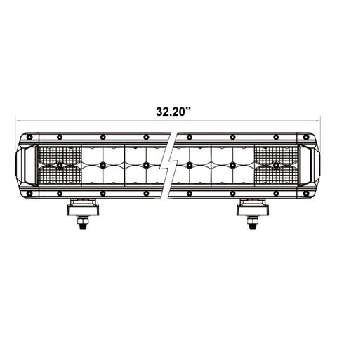 LED Bar 32" Dual Row - Trailhead Powersports a Mines and Meadows, LLC Company