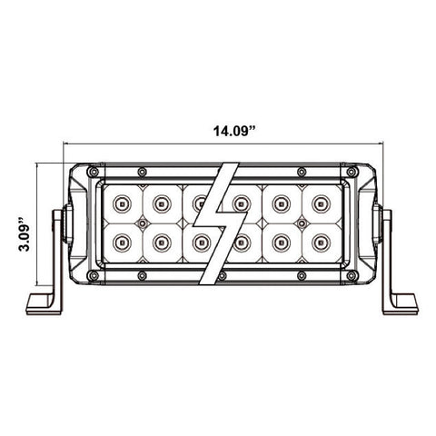 RGB LED Bar 14" - Trailhead Powersports a Mines and Meadows, LLC Company