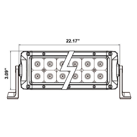 RGB LED Bar 22" - Trailhead Powersports a Mines and Meadows, LLC Company