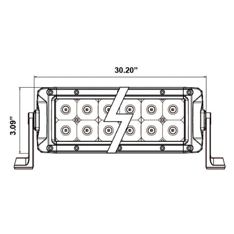 RGB LED Bar 30" - Trailhead Powersports a Mines and Meadows, LLC Company