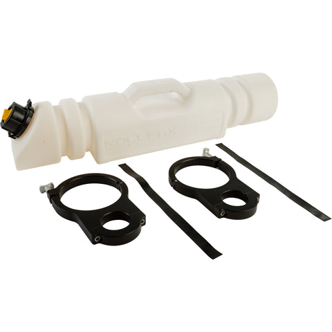 White Rollpax Fuel 1.5 Gal Container w/ 2" Mount