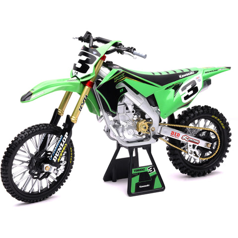 NEW-RAY 1:6 SCALE FACTORY KAWASAKI ELI TOMAC #3 BONUS #1 STICKER
