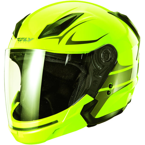 FLY RACING TOURIST VISTA HELMET HI-VIS/GUNMETAL