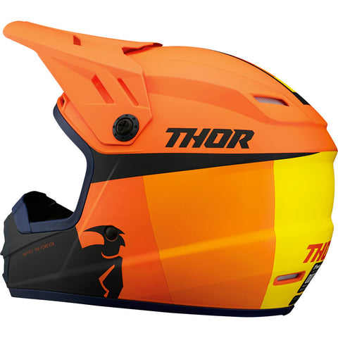 THOR Youth Sector Helmet - Racer - Orange/Midnight