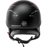 GMAX HH-65 Half Helmet Bravery Matte Black/Red/White/Blue