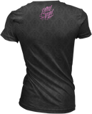 LETHAL THREAT Women's Skullflowers T-Shirt - Black