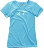 ALPINESTARS (CASUALS) Women's Ageless T-Shirt - Light Blue