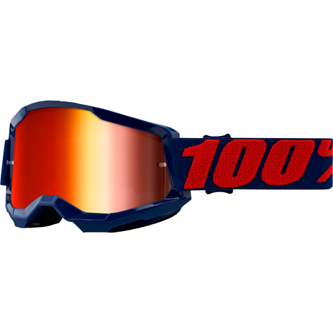 100% Strata 2 Goggles - Masego - Red Mirror 50421-251-09 - Trailhead Powersports a Mines and Meadows, LLC Company