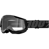 100% Strata 2 Goggles - Black - Clear 50421-101-01 - Trailhead Powersports a Mines and Meadows, LLC Company