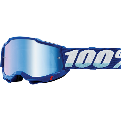 100% Accuri 2 Goggles - Blue - Blue Mirror 50221-250-02 - Trailhead Powersports a Mines and Meadows, LLC Company