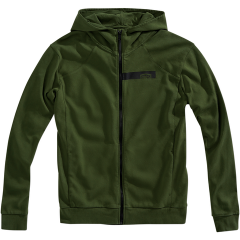 100% Chamber Zip-Up Hoodie - Green