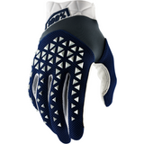 100% Airmatic Gloves - Navy/Steel/White