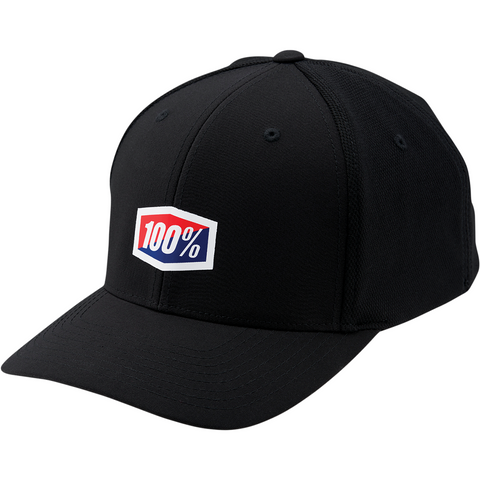 100% Contact Flexfit® Hat - Black - Small/Medium 20086-001-17