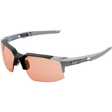 100% Speedcoupe Sunglasses - Stone Gray - Coral Mirror 61031-289-79