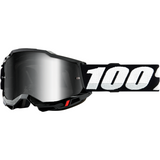 100% Accuri 2 Goggles - Black - Silver Mirror 50221-252-01 - Trailhead Powersports a Mines and Meadows, LLC Company