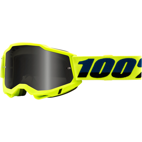 100% Accuri 2 Sand Goggles - Fluo Yellow - Smoke 50222-102-04 - Trailhead Powersports a Mines and Meadows, LLC Company