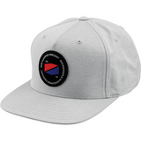 100% Jefferson Snapback Hat - Gray 20078-007-01