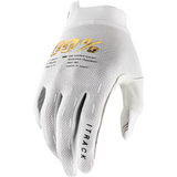 100% iTrack Gloves - White