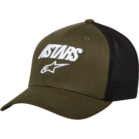 ALPINESTARS (CASUALS) Angle Mesh Hat - Military Green/Black