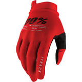 100% iTrack Gloves - Red