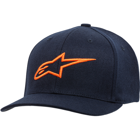 ALPINESTARS (CASUALS) Ageless Hat- Curved Bill - Navy/Orange