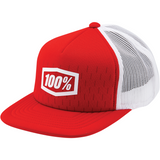 100% Youth Shift Hat - Red - One Size 20084-003-01