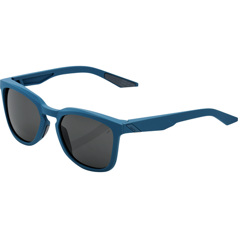100% Hudson Sunglasses - Blue - Smoke 61028-002-57