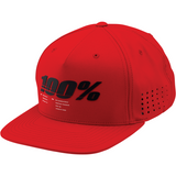 100% Drive Hat - Red - One Size Fits Most 20087-003-01