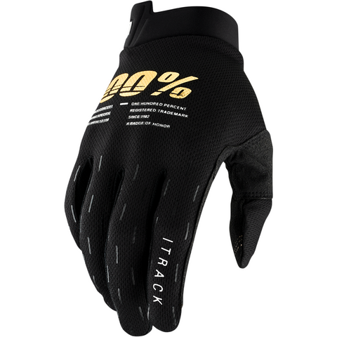 100% Youth I-Track Gloves - Black