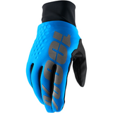 100% Hydromatic Brisker Gloves - Cyan Blue