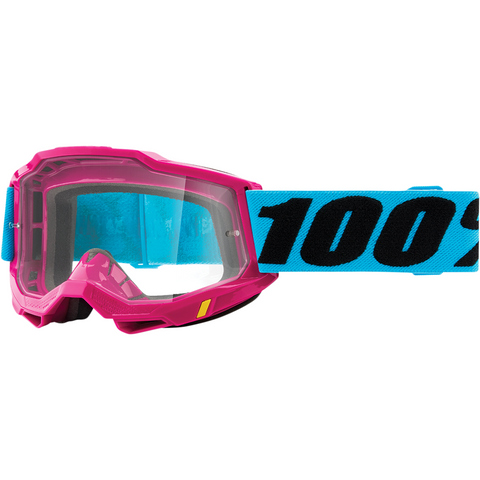 100% Accuri 2 Goggles - Lefleur - Clear 50221-101-09 - Trailhead Powersports a Mines and Meadows, LLC Company