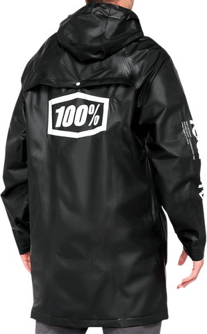 100% Torrent Raincoat - Black