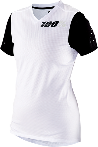 100% Women's Ridecamp Jersey - Short-Sleeve - White