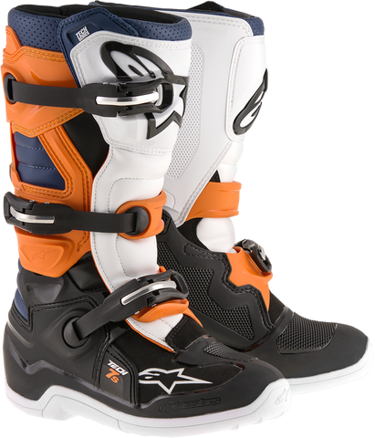 ALPINESTARS(MX) Tech 7S Boots - Black/Orange/Blue