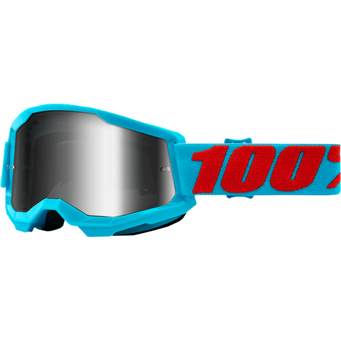 100% Strata 2 Goggles - Summit - Silver Mirror 50421-252-08 - Trailhead Powersports a Mines and Meadows, LLC Company