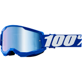 100% Strata 2 Goggles - Blue - Blue Mirror 50421-250-02 - Trailhead Powersports a Mines and Meadows, LLC Company