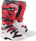 ALPINESTARS(MX) Tech 7 Boots - White/Red/Burgandy