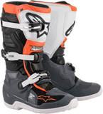 ALPINESTARS(MX) Tech 7S Boot - Black/Gray/White/Orange Fluorescent - US 2 2015017-1124-2