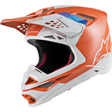 ALPINESTARS(MX) Supertech M8 Helmet - Contact - MIPS - Light Orange/Cool Gray