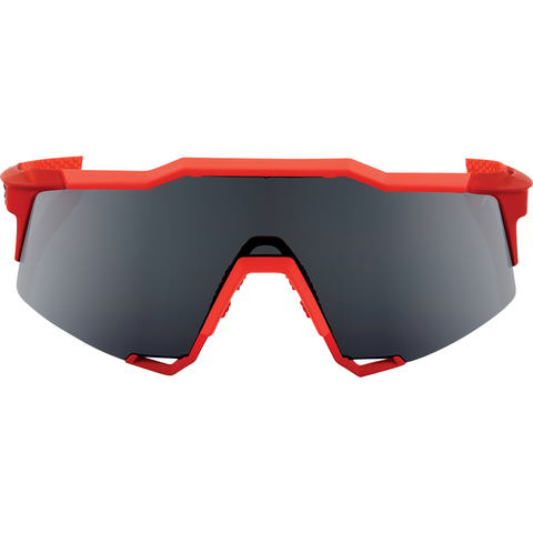 100% Speedcraft Sunglasses - Coral - Black Mirror 61001-068-61