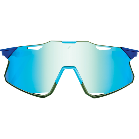 100% Hypercraft Sunglasses - Matte Metallic - Blue Mirror Lens 61039-390-69