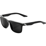 100% Blake Sunglasses - Gloss Black - Smoke Polarized 61029-001-47
