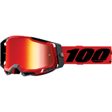 100% Racecraft 2 Goggles - Red - Red Mirror 50121-251-03 - Trailhead Powersports a Mines and Meadows, LLC Company