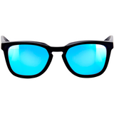 100% Hudson Sunglasses - Black - Blue Mirror 61028-019-75