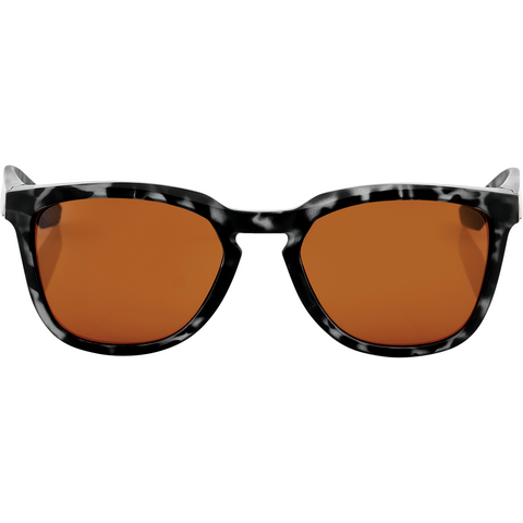 100% Hudson Sunglasses - Black Havana - Bronze 61028-259-73