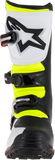 ALPINESTARS(MX) Tech-T Boots - White/Red/Yellow Fluorescent/Black